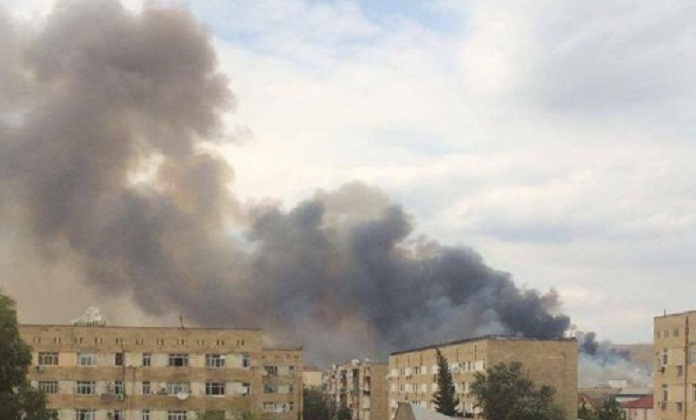 Strong explosion hits defense industry plant in Azerbaijan - VIDEO, PHOTOS